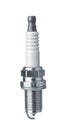 Front view of new car spark plug Royalty Free Stock Photo