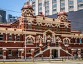 Front view of the old public city baths of Melbourne a Edwardian Baroque building in Melbourne Vict Australia Royalty Free Stock Photo