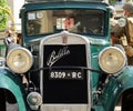 Front view of the old timer car from the Thirties Fiat 508 Balilla Royalty Free Stock Photo