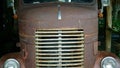 A front view of old vintage car for your text, classic stlye concept Royalty Free Stock Photo