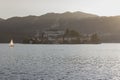 Front view of Orta San Giulio - Lake Orta Royalty Free Stock Photo