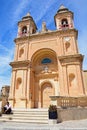 Our Lady of Pompei Church, Marsaxlokk, Malta. Royalty Free Stock Photo