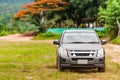 Front view of pick-up truck Royalty Free Stock Photo