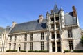 Renaissance interior facade of the castle of Chateaudun Royalty Free Stock Photo