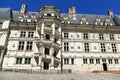 Renaissance style facade of the royal castle of Blois Royalty Free Stock Photo