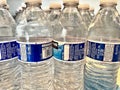 A case of Costco Bottled Water Royalty Free Stock Photo