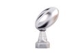 Front View of Rugby Silver Trophy Royalty Free Stock Photo