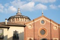 Front view of Santa Maria delle Grazie Royalty Free Stock Photo