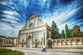 Front view of Santa Maria Novella cathedral