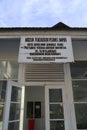 Front view of the Seaplane Landing museum building in Iluta Village, Gorontalo Province