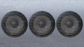 Front view of a sound system speakers Royalty Free Stock Photo