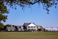 Front view of Southfork Ranch, the ranch of the telenovela Dallas, Texas Royalty Free Stock Photo