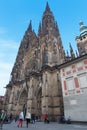 Front view of St. Vitus Cathedral