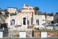 front view of Tempio Capitolino in Brescia Royalty Free Stock Photo