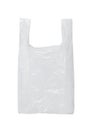 Transparent disposable plastic bag