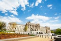 Front view of United States Congress library Royalty Free Stock Photo