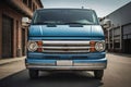 Front view of the VAN Royalty Free Stock Photo