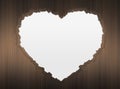 Front view white heart shaped color on wooden background, object, valentine, love, banner, template, fashion, copy space