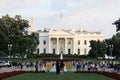 Front view The White House.Washington, D.C. United States of America Royalty Free Stock Photo