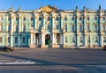 front view of Winter Palace from Embankment