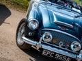 The front of a vintage Austin Healey