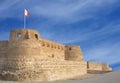 The front wall of Arad fort looking towards NE Royalty Free Stock Photo