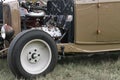 Front wheel of Hot Rod Royalty Free Stock Photo