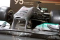 Front Wing of Silver Mercedes F1 car