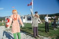 Front yard dummies, Nova Scotia, Canada