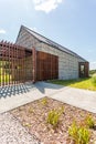 Front yard of modern country house