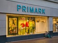 The frontage of a branch of discount clothing retailer Primark