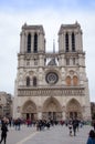 Frontage of Notre-Dame of Paris