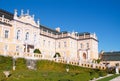 The frontage of the palace in Nove Hrady Royalty Free Stock Photo