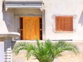 Frontage of tunisian house. Royalty Free Stock Photo