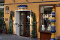 Frontal facade of a pottery store in Dillenburg Germany