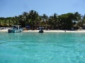 Beach Day on Roatan Bay Islands Honduras Royalty Free Stock Photo