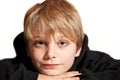 Frontal portrait of young handsome boy Royalty Free Stock Photo