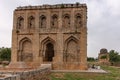 Frontal and side of Islamic Dargah and tombs, Kadirampura, Karnataka, India