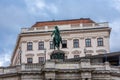 Frontal view of the Albertina Museum of Vienna,  Austria Royalty Free Stock Photo