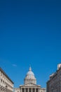 Dome of Pantheon under blue sky in Paris, France Royalty Free Stock Photo