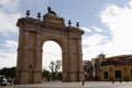 Frontal view in horizontal format of the Lion`s Arch in LeÃÂ³n Guanajuato
