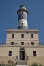 Panorama of the lighthouse in the cabbage islands Cagliari Sardinia