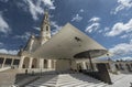 Frontal view on Our Lady of Fatima sanctuary, Portugal