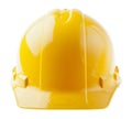 Isolated Hard Hat - Frontal Yellow Royalty Free Stock Photo