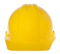 Isolated Hard Hat - Frontal Yellow Royalty Free Stock Photo