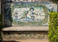 Fronteira Palace garden tiles