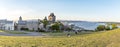 Frontenac Castle in Old Quebec City in the beautiful sunrise light