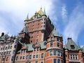 Frontenac Castle, Quebec, Canada. Royalty Free Stock Photo