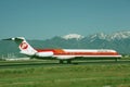 Frontier McDonnell Douglas MD-81 N849HA CN48073 LN1018 . Taken in June 1986 .