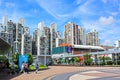 Frontier Post of the Border Gate, Macau, China Royalty Free Stock Photo